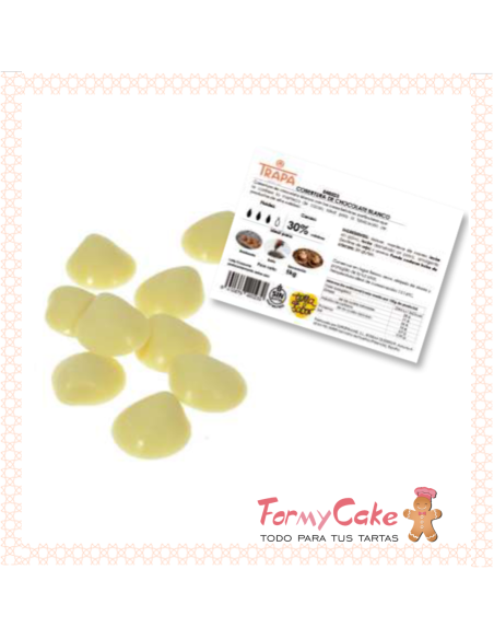 Cobertura Blanca 1kg Trapa