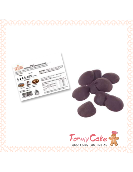 Cobertura Extra Negra 1kg Trapa