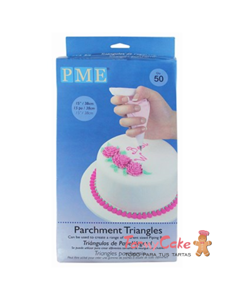 Triángulos Papel vegetal 50uds PME