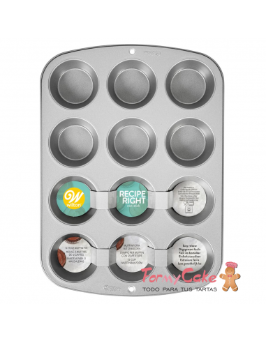 Molde Cupcakes para 12ud Wilton