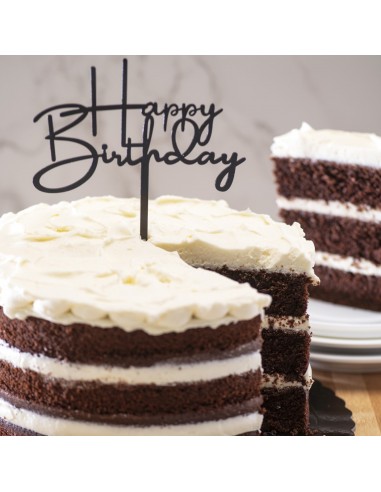 Topper Happy Birthday Negro Dekora