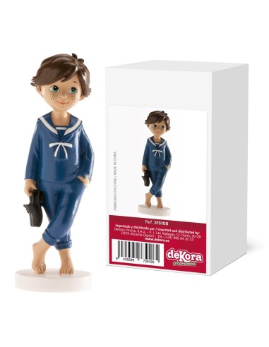 Figura para Tarta Comunión Niño Descalzo Dekora