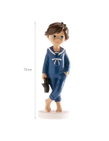 Figura para Tarta Comunión Niño Descalzo Dekora