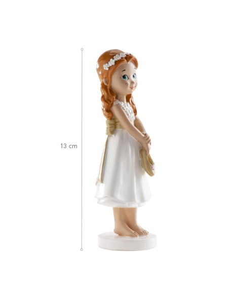Figura para Tarta Comunión Niña Descalza Dekora