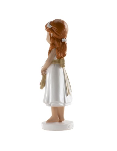 Figura para Tarta Comunión Niña Descalza Dekora