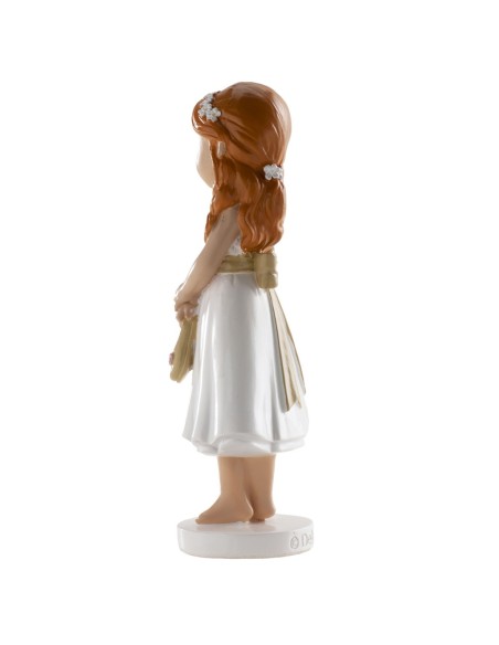 Figura para Tarta Comunión Niña Descalza Dekora