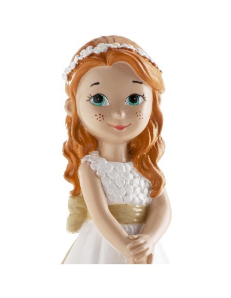 Figura para Tarta Comunión Niña Descalza Dekora