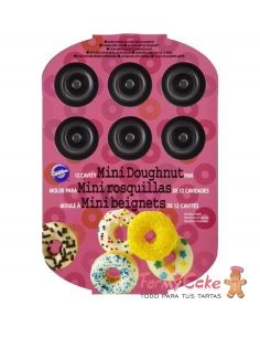 Molde Metal 12 Mini Donuts Wilton