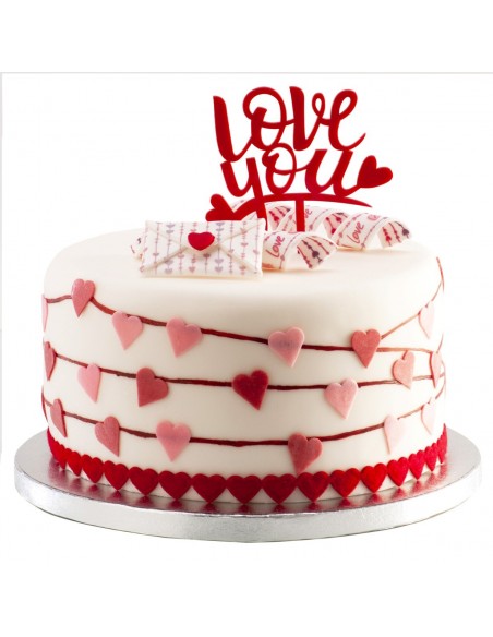 Topper Love You Dekora