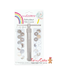 Prensa/Extrusadora para Fondant Scrapcooking