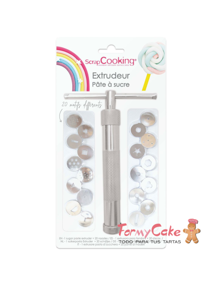 Prensa/Extrusadora para Fondant Scrapcooking