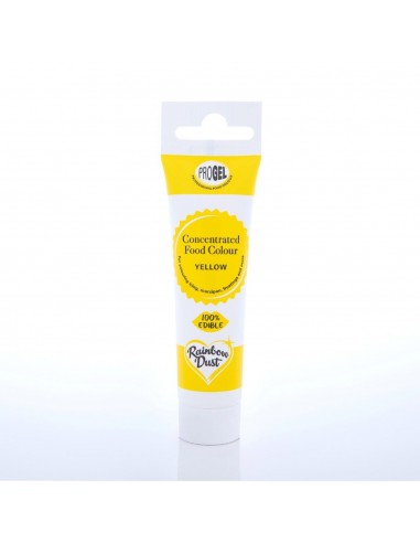 Colorante Gel Amarillo Progel 25gr De Rainbow Dust