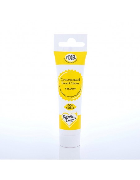 Colorante Gel Amarillo Progel 25gr De Rainbow Dust