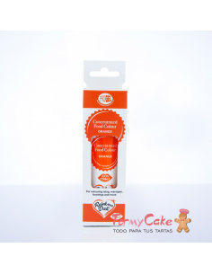 Colorante Gel Naranja Progel 25gr De Rainbow Dust
