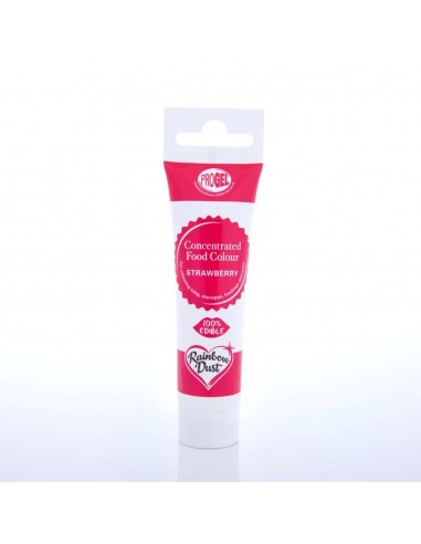 Colorante Gel Fresa Progel 25gr De Rainbow Dust
