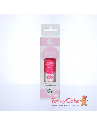 Colorante Gel Rosa Progel 25gr De Rainbow Dust