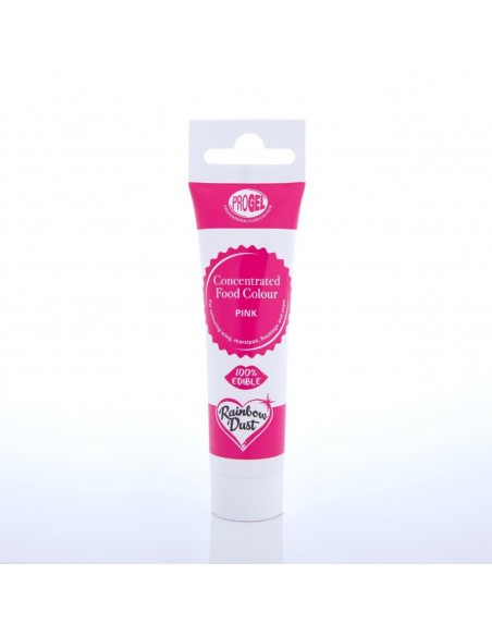 Colorante Gel Rosa Progel 25gr De Rainbow Dust