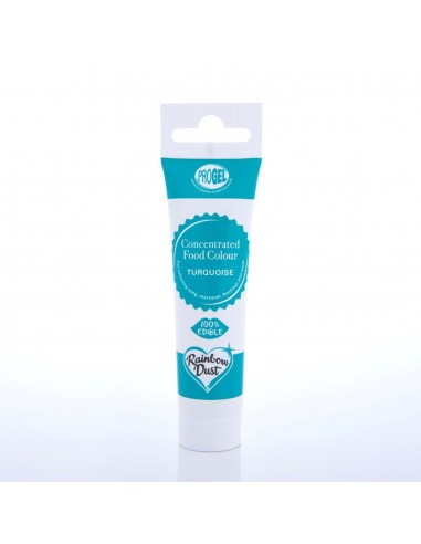 Colorante Gel Turquesa Progel 25gr De Rainbow Dust