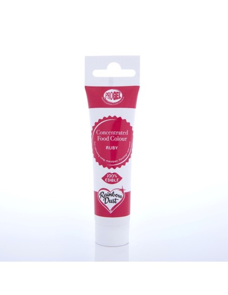 Colorante Gel Ruby Progel 25gr De Rainbow Dust