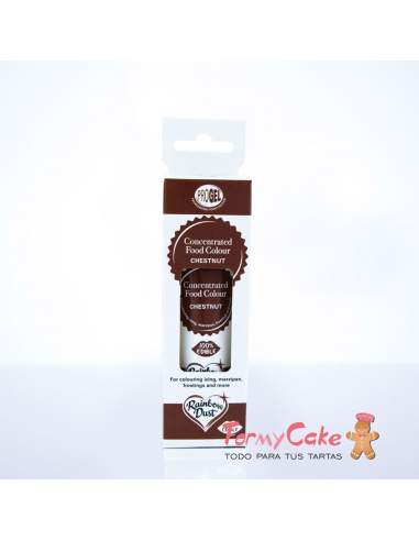 Colorante Gel Castaño Progel 25gr De Rainbow Dust