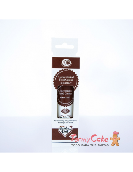 Colorante Gel Castaño Progel 25gr De Rainbow Dust
