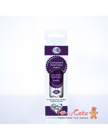Colorante Gel Morado Progel 25gr De Rainbow Dust