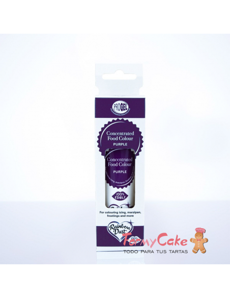 Colorante Gel Morado Progel 25gr De Rainbow Dust