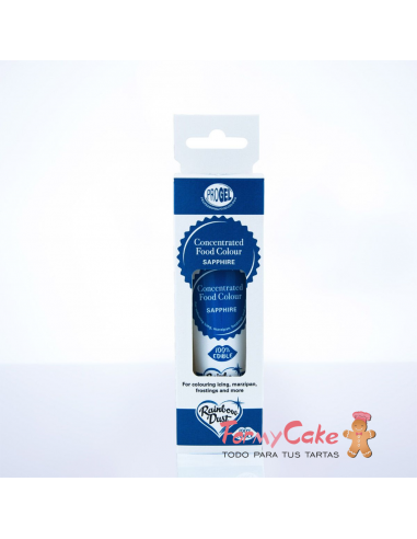 Colorante Gel Zafiro Progel 25gr De Rainbow Dust