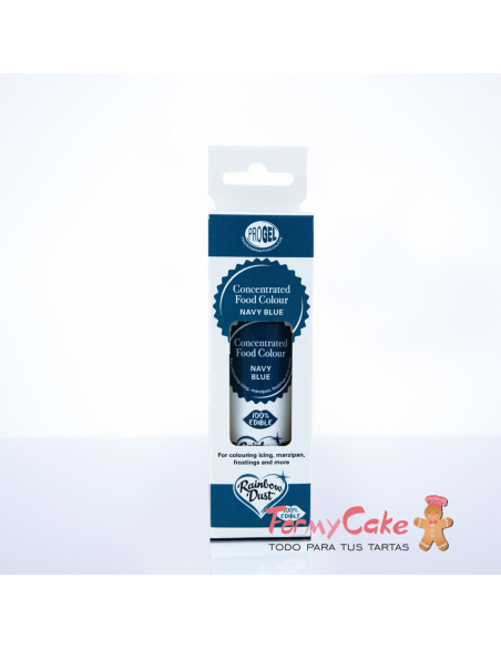 Colorante Gel Azul Marino Progel 25gr De Rainbow Dust