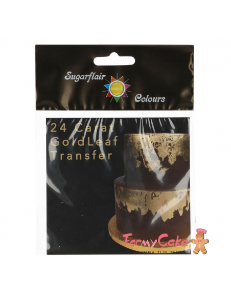 Lámina de Oro 24 Quilates Sugarflair