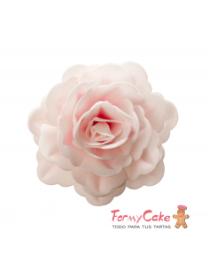 Rosa Gigante De Oblea Color Rosa Dekora