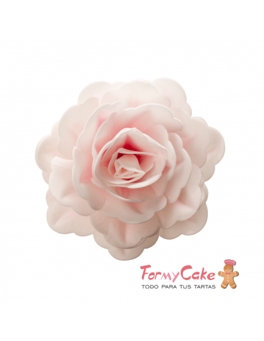 Rosa Gigante De Oblea Color Rosa Dekora