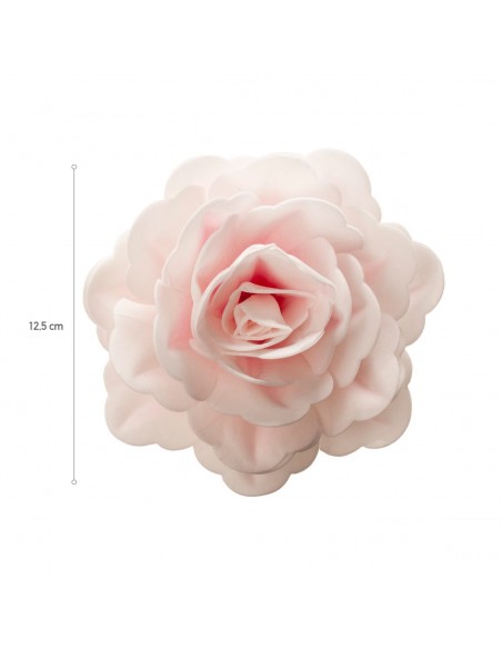 Rosa Gigante De Oblea Color Rosa Dekora