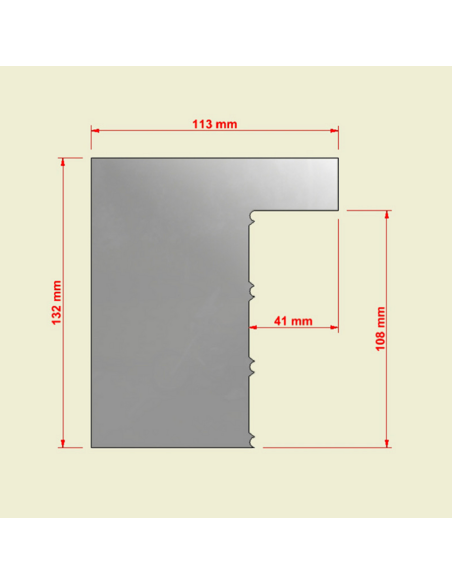 Scraper Acero Anillas Pastkolor