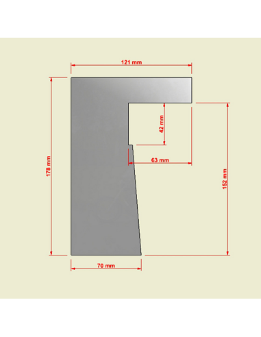 Scraper Acero Maceta Inclinada N1 Pastkolor