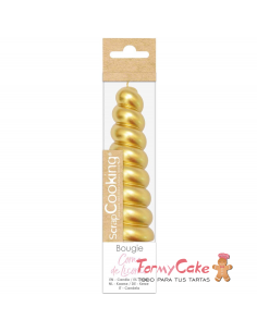 Vela Cuerno Unicornio ScrapCooking