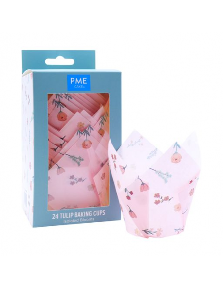 Cápsulas Muffins Flores Vintage 24ud PME