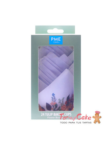 Cápsulas Muffins Ramo de Flores 24ud PME