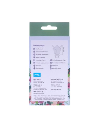 Cápsulas Muffins Ramo de Flores 24ud PME