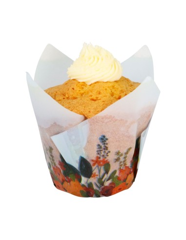 Cápsulas Muffins Ramo de Flores 24ud PME