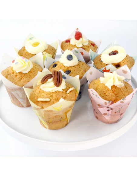 Cápsulas Muffins Arcoiris 24ud PME