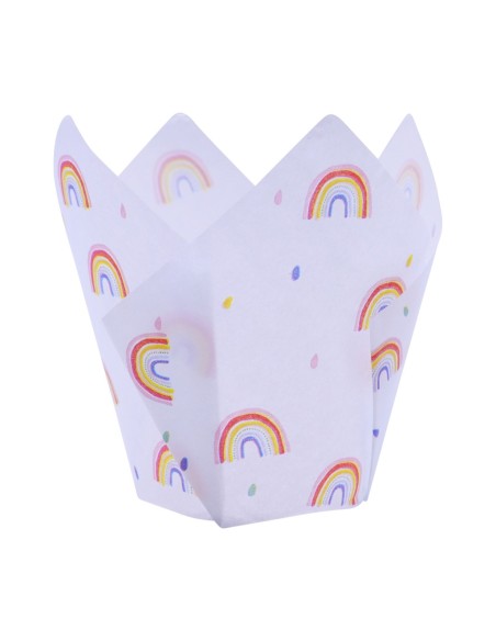 Cápsulas Muffins Arcoiris 24ud PME