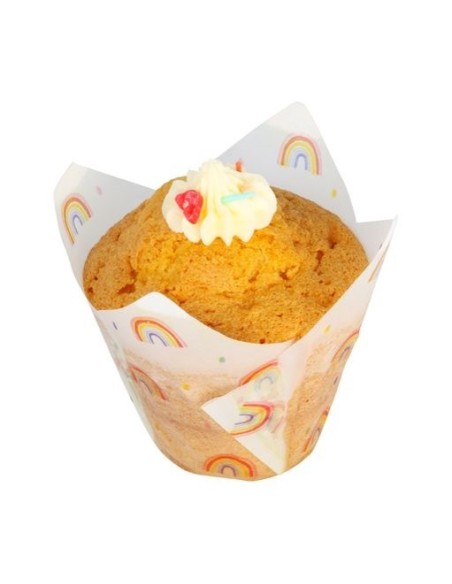 Cápsulas Muffins Arcoiris 24ud PME