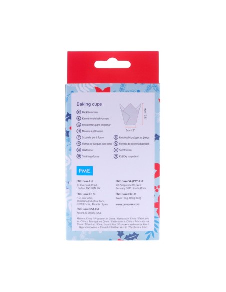 Cápsulas Muffins Flores Festivas 24ud PME