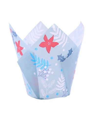 Cápsulas Muffins Flores Festivas 24ud PME