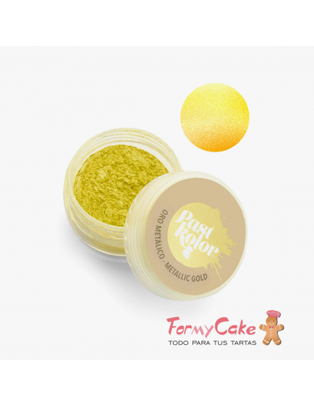 Colorante Polvo Oro Metalizado 3gr Pastkolor