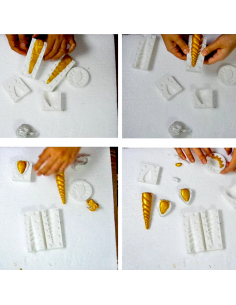 Molde Silicona 3D Unicornio Pastkolor 2