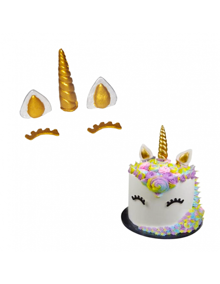 Molde Silicona 3D Unicornio Pastkolor