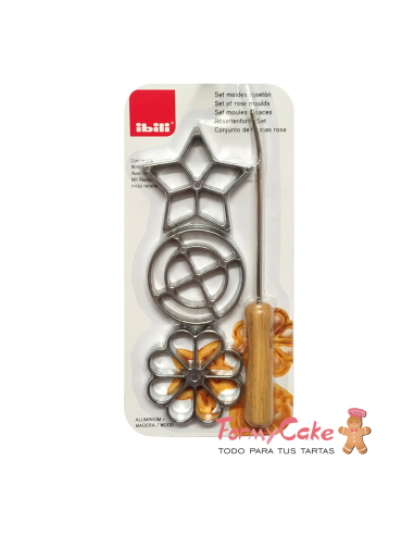 Set Moldes Roseton Ibili