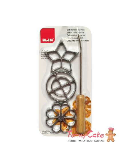 Set Moldes Roseton Ibili